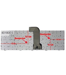 Teclado Espanhol para Dell Inspiron 14 3421 com moldura - Part Number 21GXH