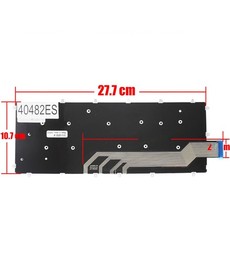 Spanish Keyboard 0M9DMK for Dell Inspiron 15 7560 and Latitude 3379