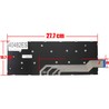 Spanish Keyboard 0M9DMK for Dell Inspiron 15 7560 and Latitude 3379