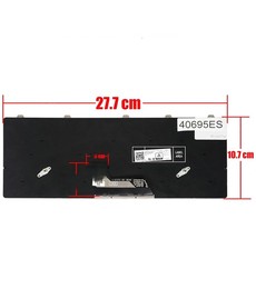 Spanish Keyboard 343NN for Dell Latitude 3310 3300 with frame
