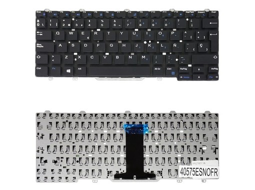 Clavier espagnol sans cadre X5F72 pour ordinateur portable Dell Latitude E5450 E7450 7480