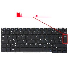 Clavier espagnol sans cadre X5F72 pour ordinateur portable Dell Latitude E5450 E7450 7480