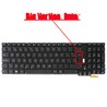 Teclado Espanhol para portátil Asus ROG G55 G57 0KNB0-6124ND00 com retroiluminação