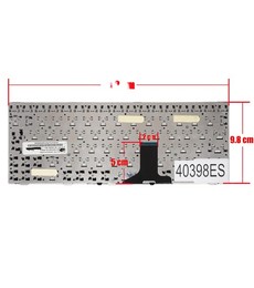 Teclado Espanhol 0KNA-211UK03 para Asus Transformer Book T101M T101MT sem moldura