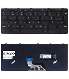 Spanish Keyboard PK131X21A05 for Dell Chromebook 11 3180 3189 and 13 3380