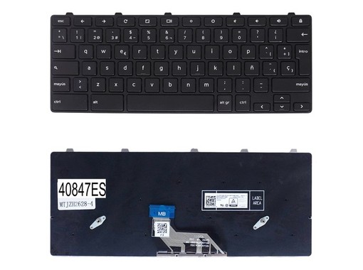 Teclado Español PK131X21A05 para Dell Chromebook 11 3180 3189 y 13 3380