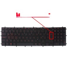 Teclado Espanhol PK131Q03A05 para Dell G3 3590 G5 5500 retroiluminado