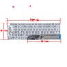Clavier Espagnol MK2CK pour Dell Inspiron 15 7510 5510 5515 3511 3515 16 7610 Gris sans cadre