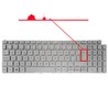 Clavier Espagnol 1FRFK pour Dell Inspiron 15 7590 sans cadre couleur argent