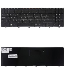 Spanische Tastatur mit Rahmen 096DJT für Dell Inspiron 15R N5010 M5010