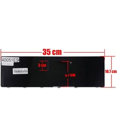 Clavier espagnol avec cadre 096DJT pour Dell Inspiron 15R N5010 M5010