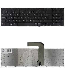 Clavier Espagnol pour Dell Inspiron 15R N5110 avec référence 4DFCJ
