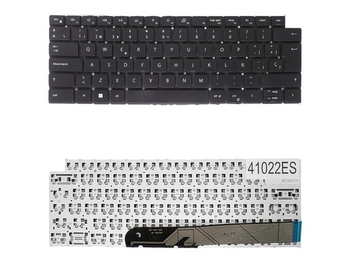 Clavier espagnol 0WFWPJ pour Dell Inspiron 5410 Vostro 5310 Latitude 3420 sans cadre