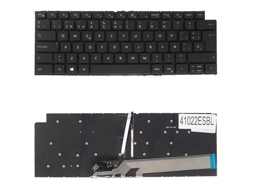 Clavier espagnol rétroéclairé WFWPJ pour Dell Inspiron 5410 Latitude 3420