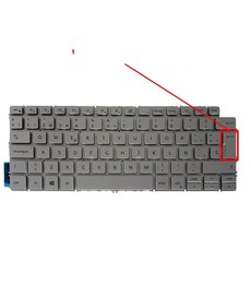 Clavier Espagnol 6VXWW pour Dell Inspiron 7490 7391 Argent Rétroéclairé
