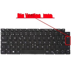 Clavier Espagnol 6VXWW pour Dell Inspiron 7490, 7391 et Latitude 7300