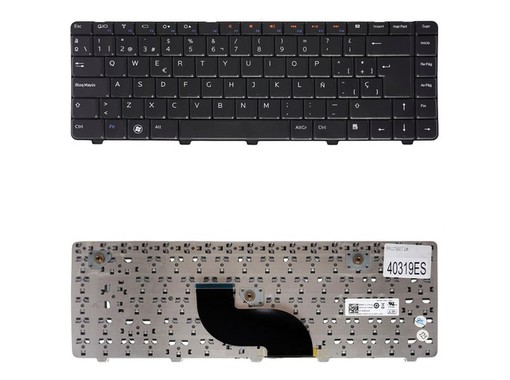 Clavier espagnol V100803AK1 pour Dell Inspiron N301z M301z avec cadre
