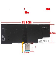 Teclado Español retroiluminado 346TJ para Dell Latitude 7280 y 7390