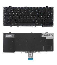 Clavier Espagnol GDRR0 pour Dell Latitude 5280 7280 7380 7390 sans cadre