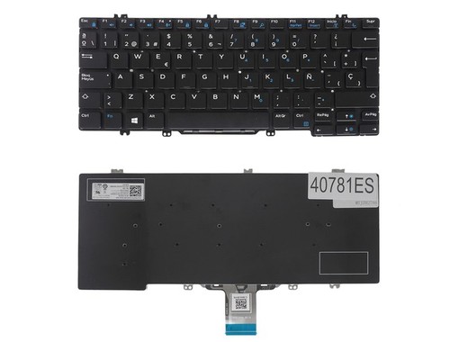 Spanische Tastatur GDRR0 für Dell Latitude 5280 7280 7380 7390 ohne Rahmen