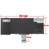 Teclado Espanhol GDRR0 para Dell Latitude 5280 7280 7380 7390 sem moldura
