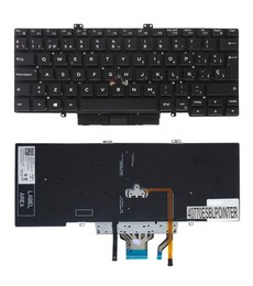 Spanische Tastatur H2DXX für Dell Latitude 5400 5410 7400 mit Hintergrundbeleuchtung und Pointer.