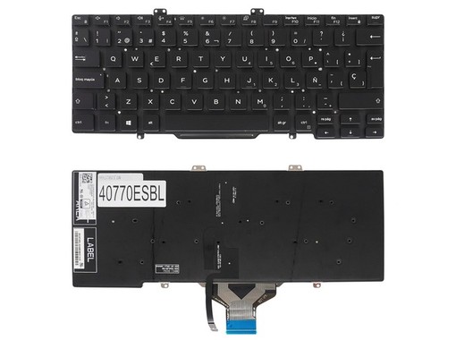 Teclado Español RDV0V para Dell Latitude 5400 5410 7400 retroiluminado