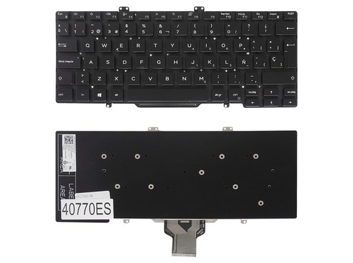 Spanish Keyboard RDV0V for Dell Latitude 5400 5401 5410 5411 7400 No Frame
