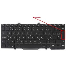 Clavier Espagnol RDV0V pour Dell Latitude 5400 5401 5410 5411 7400 Sans Cadre