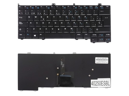 Spanische Tastatur für Dell Latitude E7240 E7440 mit Referenz HC8NX hintergrundbeleuchtet