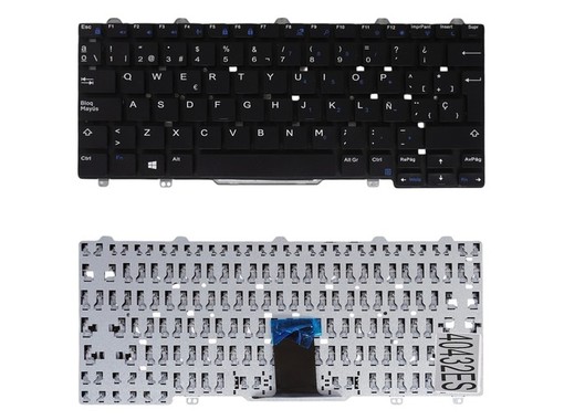 Spanische Tastatur MJ8HY für Dell Latitude E7250 E5270 E7270 ohne Rahmen
