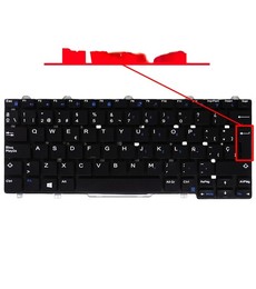 Clavier espagnol MJ8HY pour Dell Latitude E7250 E5270 E7270 sans cadre