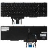 Teclado Espanhol para Dell Precision 7530 7730 com Pointer e Retroiluminação PK1328J1A01