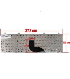 Teclado Espanhol 9Z.N3E82.11D para Dell Studio 17 1749 e XPS L701X