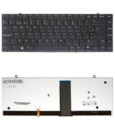 Clavier Espagnol pour Dell Studio XPS 1340 1640 avec numéro de pièce HW184 et rétroéclairage