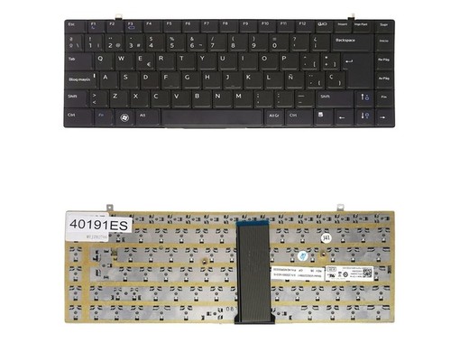 Teclado Español HW184 para Dell Studio XPS 1340 1640 con marco negro