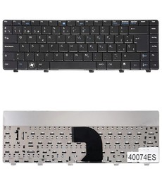 Spanische Tastatur mit Rahmen 0W12J7 für Dell Vostro 3300, 3400 und 3500