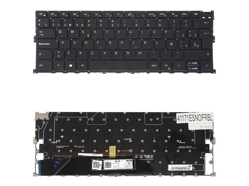 Spanish Keyboard for Dell XPS 13 9300 9310 with reference PK132Q13A29