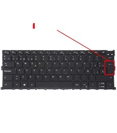 Clavier espagnol pour Dell XPS 13 9300 9310 avec référence PK132Q13A29