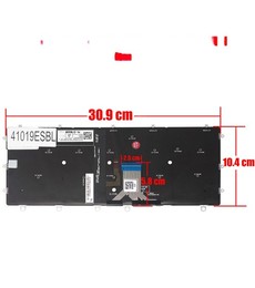 Spanish keyboard for Dell XPS 13 9365 2-in-1 0CNXM8 backlit