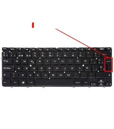 Clavier espagnol 0V5X6J pour Dell XPS 13 L321x et XPS 12 9Q23 Rétroéclairé
