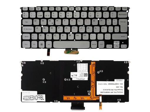 Clavier Espagnol 0XGP9P pour Dell XPS 14z L412z et 15z L511z Rétroéclairé