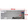 Teclado Espanhol 5N20L25788 para Lenovo IdeaPad 110-14 110-14ISK com tecla de ligar/desligar