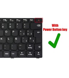 Spanish Keyboard 5N20L25788 for Lenovo IdeaPad 110-14 110-14ISK with power key