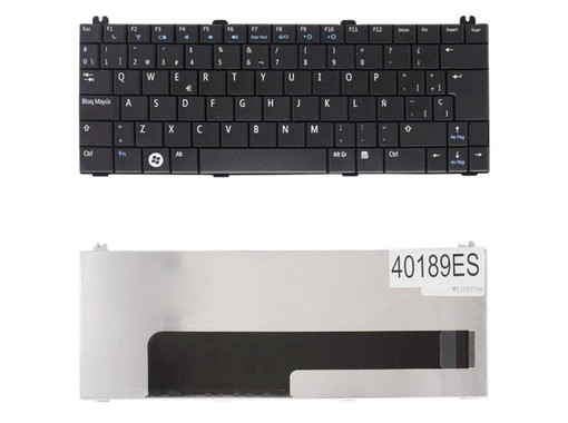 Teclado Español J007J para Dell Inspiron Mini 12 1210 Negro