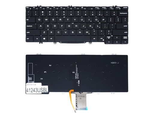 Clavier Espagnol Rétroéclairé DTF98 pour Dell Latitude 5300 5310 7300