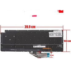 Teclado Español N9Y8N para Dell XPS 13 7390 y 9310 2-in-1 retroiluminado