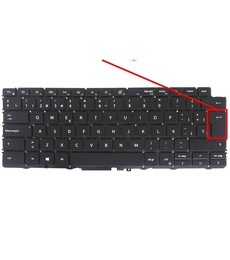 Clavier Espagnol N9Y8N pour Dell XPS 13 7390 et 9310 2-en-1 rétroéclairé
