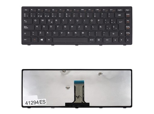 Clavier Espagnol avec cadre AEST6U00010 pour Lenovo G400S G405S