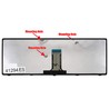 Clavier Espagnol avec cadre AEST6U00010 pour Lenovo G400S G405S